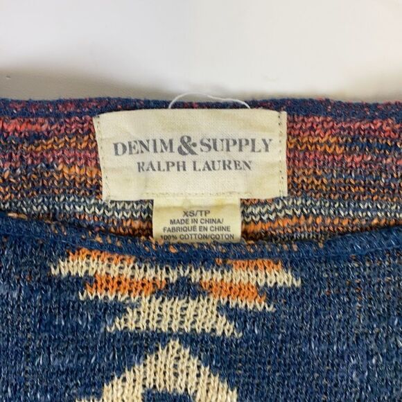 Denim & Supply Aztec print sweater C32 - Picture 7 of 8